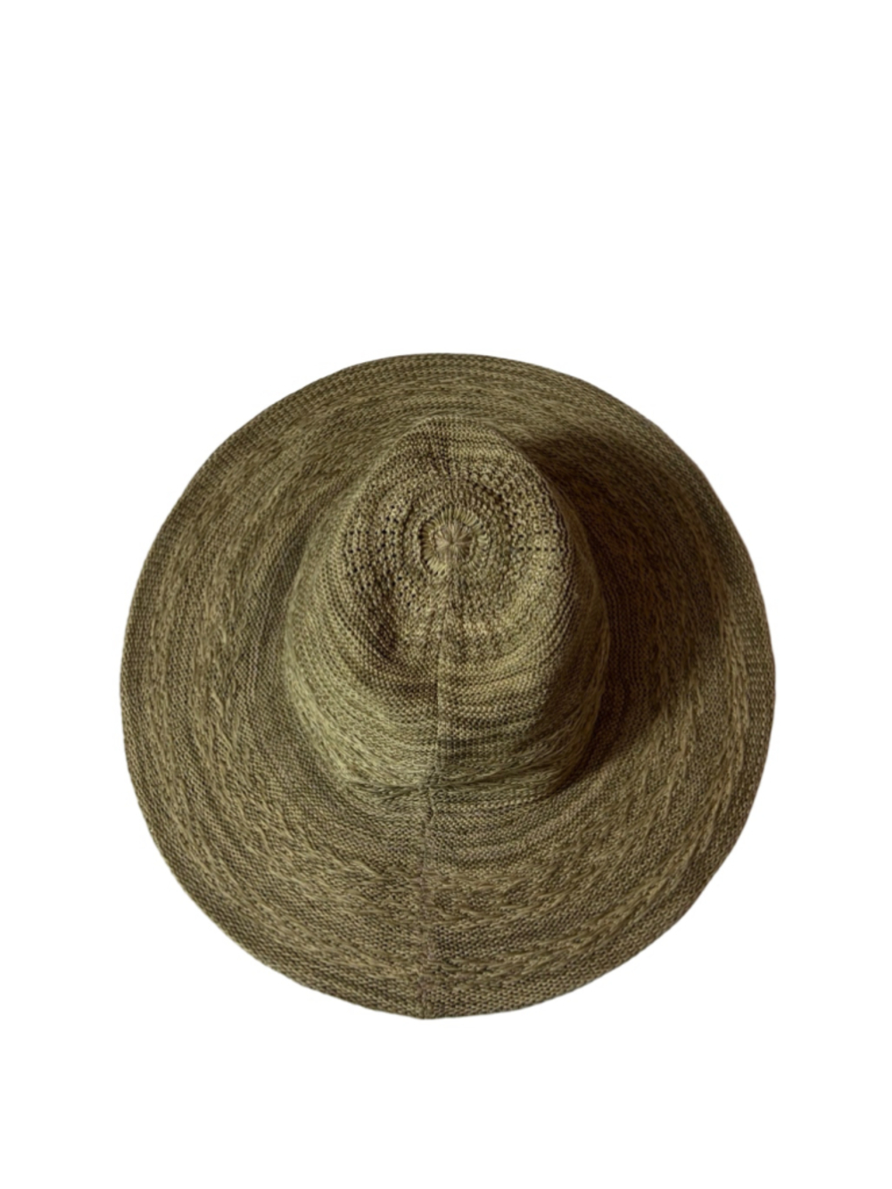 Free People Olive Khaki Woven Wide Brim Sun Hat One Size Boho Summer Beach